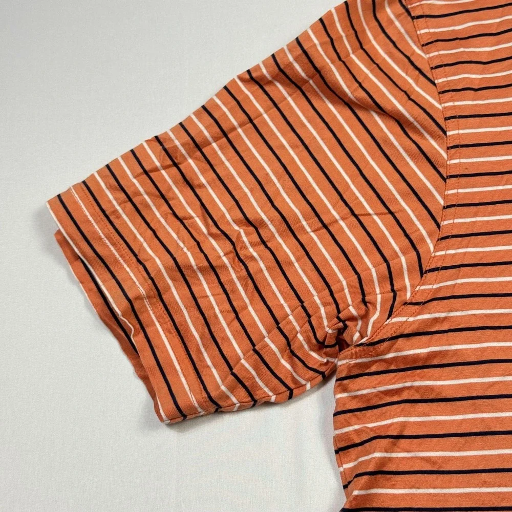 Masters Augusta National Golf Shop Polo Shirt Mens Large Orange Striped - Picture 4 of 11